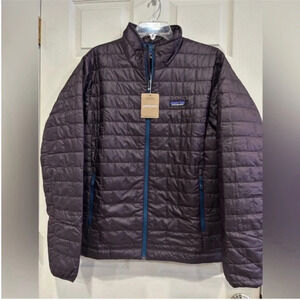 Patagonia Men’s S Small Nano Puff Jacket Obsidian Plum Purple NWT Puffer